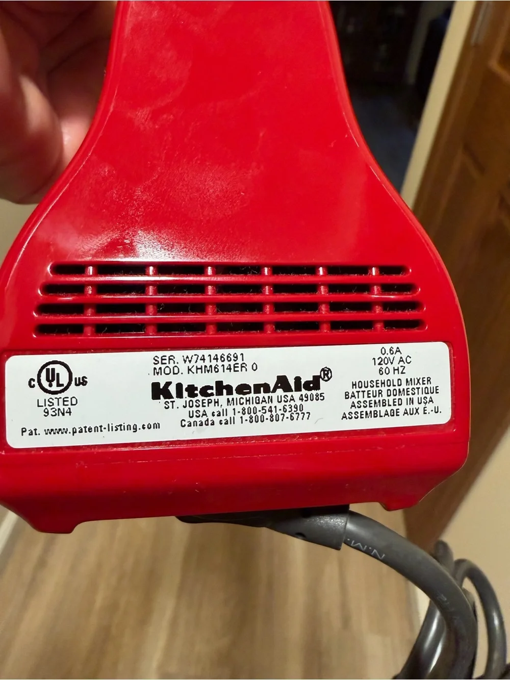 KitchenAid speed hand